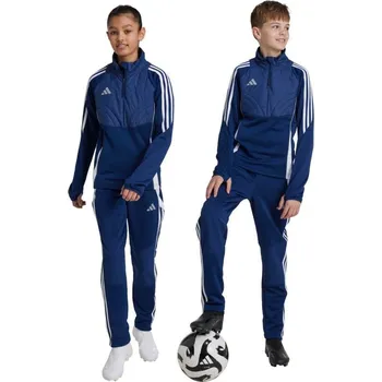 Dívčí tričko Dětské kalhoty adidas Tiro 24 Winterized blue IY0117 152CM