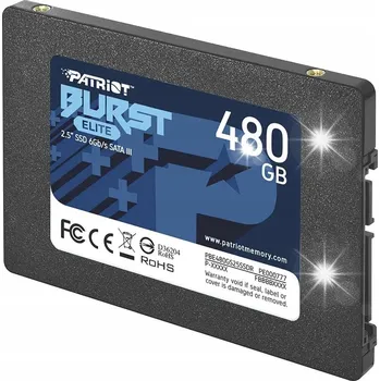 Interní pevný disk SSD disk Patriot 417184651 480 GB 2,5" SATA III
