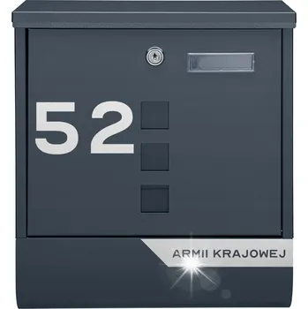 Poštovní schránka POŠTOVNÍ SCHRÁNKA NA DOPISY + VZOR NÁPIS