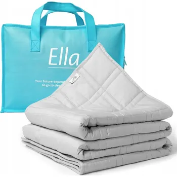 Prostěradlo Deka Ella polyester 135 cm x 200 cm šedá