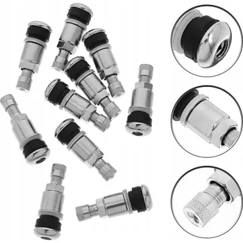 Sada na opravu pneumatiky 10 ks šroubovacích ventilů pro pneumatiky, spolehlivé ventily pro bezdušové pneumatiky