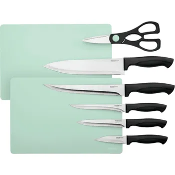 ERNESTO Sada 5 nožů s podložkou na krájení a nůžkami