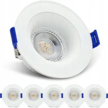 Bodové svítidlo 6 ks KYOTECH Bodové LED svítidlo pro zapuštění 230V 5W IP65 ultra tenké