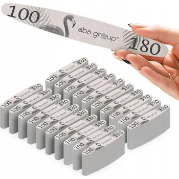 Pilník na nehty Elipsa 100/180 Standard Aba Group Sada 500 ks