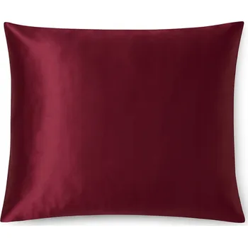 Povlak na dekorativní polštářek LE SILQUE Hedvábný povlak na polštář 70 x 80 cm - BURGUNDY (Vínová)