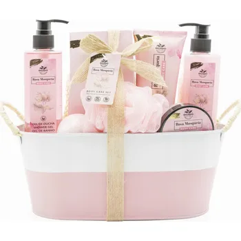 Kosmetická sada BCS VELKÝ KOŠ DÁRKOVÁ SADA KOSMETIKY NA TĚLO A DO KOUPELÍ PRO ŽENY VÁNOČNÍ