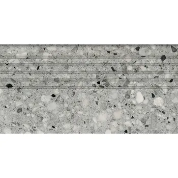 Obklad Tubadzin Macchia graphite schodovka MAT 59,8x29,8 (6005354)