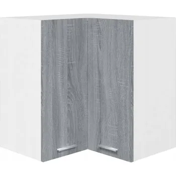 Kuchyňská skříňka Rohová kuchyňská skříňka Lyon, dřevotříska, šedý dub Sonoma, 57x57x60 cm