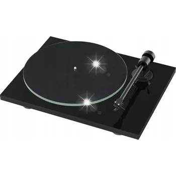 Gramofon GRAMOFON PRO-JECT T1 EVO S PŘENOSKOU ORTOFON OM10 + KABEL CONNECT IT E ČERNÝ