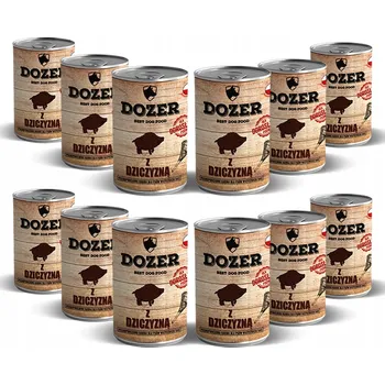 Krmivo pro psa Dozer vlhké krmivo pro psy zvěřina 12x400g