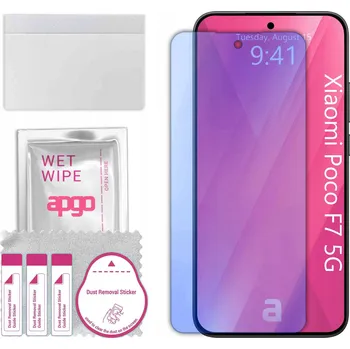 Pouzdro na mobilní telefon Sklo 9H pro Xiaomi Poco F7 5G, alternativa tvrzeného skla, flexibilní