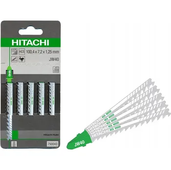 Vrták Pilový List Hitachi s T-drážkou (T) T144D pro měkké dřevo JW40 5 ks 750043