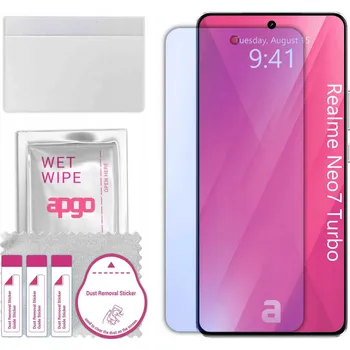 Pouzdro na mobilní telefon Hybridní Sklo 9H pro Realme Neo 7 Turbo, alternativa tvrzeného skla, flexibilní