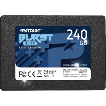 Interní pevný disk SSD disk Patriot 417192983 240 GB 2,5" SATA III