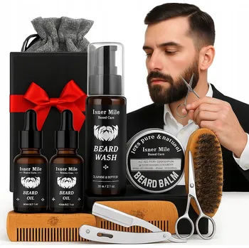 SADA PRO PÉČI O VOUSY KARTÁČ OLEJÍČEK HŘEBEN DÁREK PREMIUM + BOX