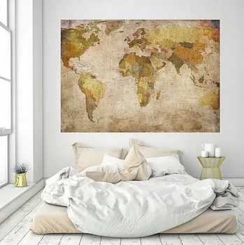 Fototapeta Fototapeta Tapeta na zeď Mapa světa Velká Vintage 183 x 127 cm