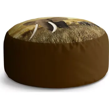Taburet Sablio Taburet Circle Slon Africký: 38x48 cm