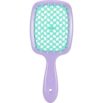 Ozdoba do vlasů Carla Dámský kartáč na vlasy Nitigisius fialovo-zelená One size