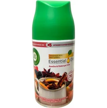 Vůně do bytu AIR WICK FRESHMATIC NÁHRADNÍ NÁPLŇ PRASKAJÍCÍ OHEŇ SE SKOŘICÍ 250 ML