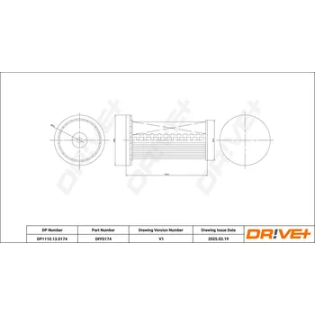 Palivový filtr Palivový filtr DRIVE+ DP1110.13.0174