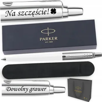 Propiska Parker Jotter BIAŁY GRAWER POUZDRO do kanceláře Dárek pro učitele