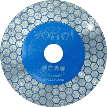 Řezný kotouč Diamantový kotouč pro řezání slinuté dlažby pod úhlem 45°, 125 mm