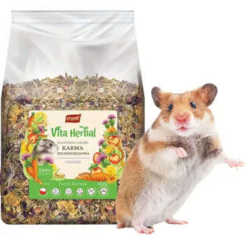 Krmivo pro hlodavce Vitapol Bylinné Krmivo kompletní pro křečka 500g