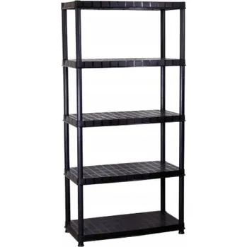 Dílenský regál Plastový skladový regál Franceone 185 x 85 x 40 cm max 40 kg na polici