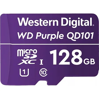 Paměťová karta Paměťová karta WD Purple 128GB Micro SD WDD128G1P0C