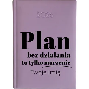 Kalendář Knižní kalendář 2026 A5 FunnyCase fialový