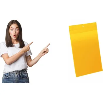 MAGAZÍNOVÁ KAPSA DURABLE A4 VERTIKÁLNÍ ŽLUTÁ 10 ks