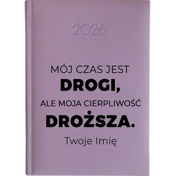 Kalendář Knižní kalendář 2026 A5 FunnyCase fialový