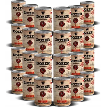 Krmivo pro psa Dozer vlhké krmivo pro psy krůta 24x400g