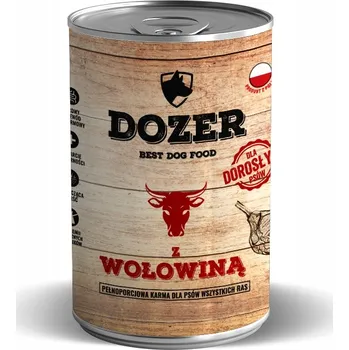 Krmivo pro psa Dozer vlhké krmivo pro psy hovězí 400g