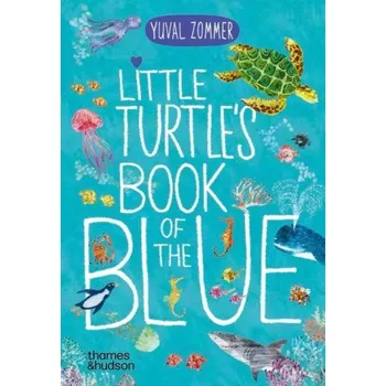 Cizojazyčná kniha Little Turtle's Book of the Blue (Leporelo)