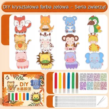 kreativní sada DIY Sada na Výrobu Šperků s Křišťálovými Obrázky pro Děti