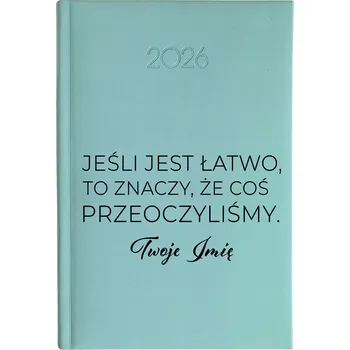 Kalendář Knižkový kalendář 2026 A5 FunnyCase modrý