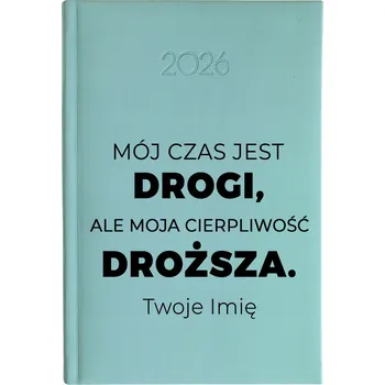Kalendář Knižkový kalendář 2026 A5 FunnyCase modrý