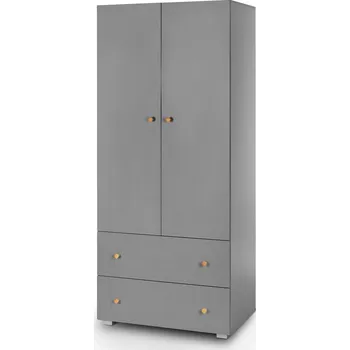 Šatní skříň Skříň LittleSky by H.Klupś Pauline 80 x 183 x 52 cm šedá