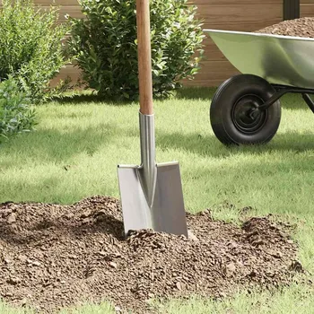 Příborník do zásuvky Hlava lopaty Stříbrná 43 x 17 cm Práškově lakovaná ocel