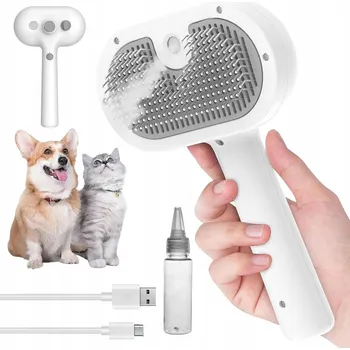 Péče o srst a drápky ELEKTRICKÝ PAŘNÍ KARTÁČ PRO ZVÍŘATA K PÉČI O SRST PSA A KOČKY