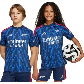 Dívčí oblečení Adidas Arsenal dětské tričko 25/26 modré JI9550 140 cm