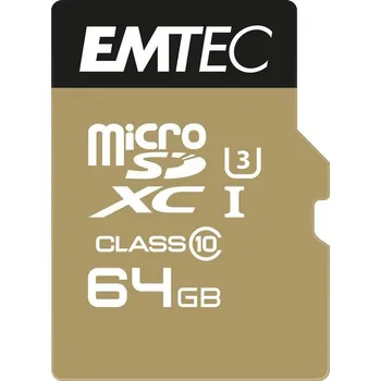 Paměťová karta Emtec ECMSDM64GXC10SP 64 GB MicroSDXC paměťová karta, Class 10