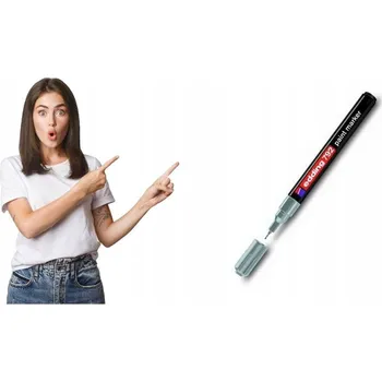 Olejový popisovač EDDING 792 0,8mm stříbrný kulatý NaBiurQ