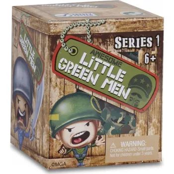 Figurka Figurka a vojenská známka Mga Awesome Little Green Men Série 1