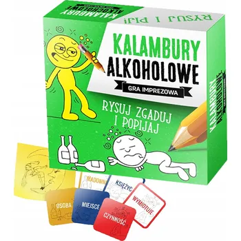 Desková hra Párty Hra Alkoholové Kalambury pro Dospělé - Kartičková Zábava na Večer