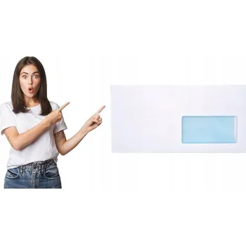 Obálka Obálka s okénkem DL (110 x 220 mm) bílá 1000 ks