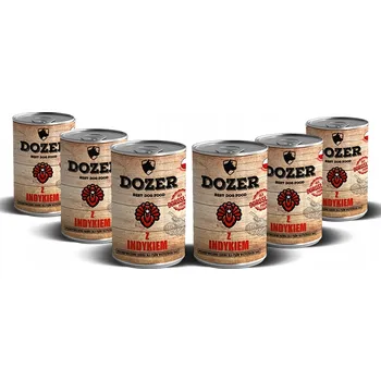Krmivo pro psa Dozer vlhké krmivo pro psy krůta 6x400g