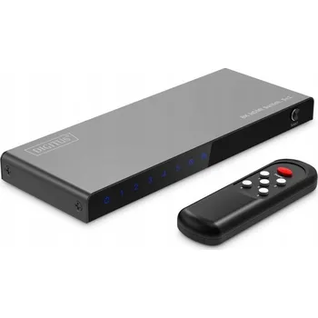 Přepínač / Switch 8K HDMI 5x1, 60 Hz (4:4:4), HDR, HDCP 2.3, s dálkovým ovládáním