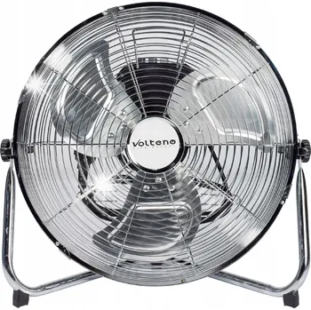 Domácí ventilátor Podlahový ventilátor 200W, 3 rychlosti, 50 cm, chromový, Volteno VO0548
